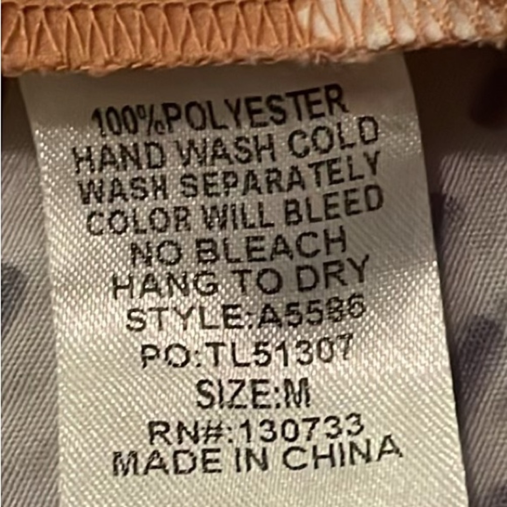 Umgee Orange and White Patterned Dress - Picture 14 of 15